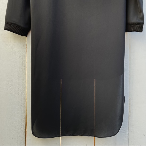 Amanda Uprichard Long Sleeve Black Tunic Dress Women’s Small - Picture 8 of 11